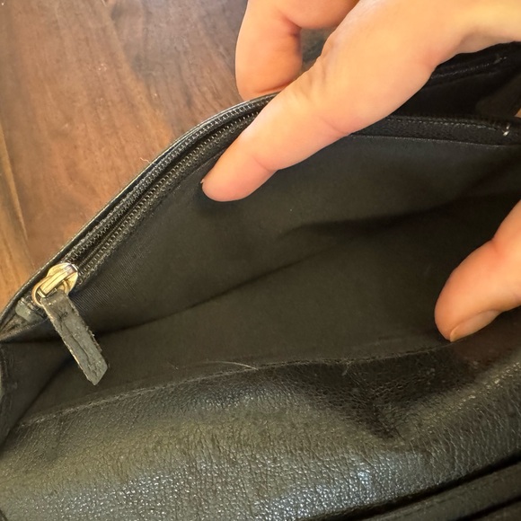 Chanel Vintage Camellia Black Long Wallet - Picture 16 of 16